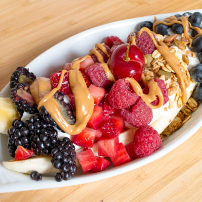 siggi’s banana split parfait